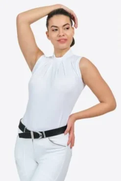Hot Chemise de concours FESTIVE - - Technique sans manches Femme La Cavalière En Concours|La Femme En Concours