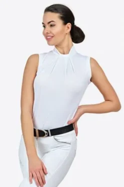 Hot Chemise de concours FESTIVE - - Technique sans manches Femme La Cavalière En Concours|La Femme En Concours