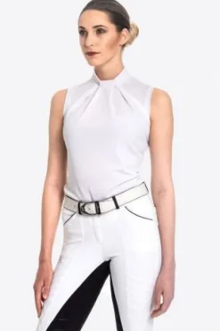 Hot Chemise de concours FESTIVE - - Technique sans manches Femme La Cavalière En Concours|La Femme En Concours