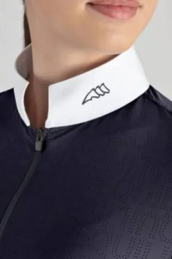 Clearance Chemise de concours Manche Courte Clarac noir Femme La Cavalière En Concours|La Femme En Concours