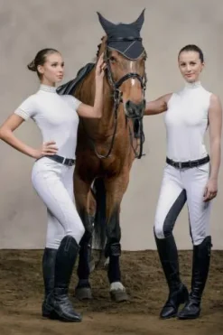 Outlet Chemise de concours sans manches Bella Lace - - Technique Femme La Cavalière En Concours|La Femme En Concours