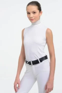 Outlet Chemise de concours sans manches Bella Lace - - Technique Femme La Cavalière En Concours|La Femme En Concours
