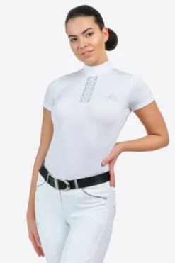 New Chemise de concours SILVER POP - - Technique respirante Femme La Cavalière En Concours|La Femme En Concours