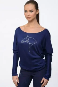 Sale Chemise d'équitation LYNA - - Coton léger Femme Tenue D'Équitation Femme·Polos Et Chemises