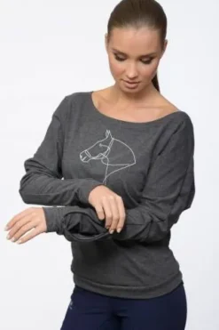 Sale Chemise d'équitation LYNA - - Coton léger Femme Tenue D'Équitation Femme·Polos Et Chemises