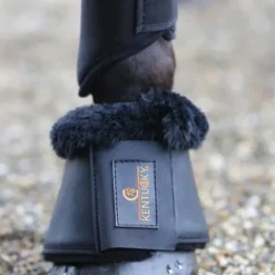 Cloches en cuir avec mouton - Kentucky Cloches Et Protèges-Glomes