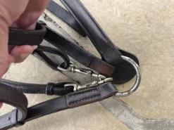 Collier a pont demi rond taille 3 marron Enrênements·Collier De Chasse