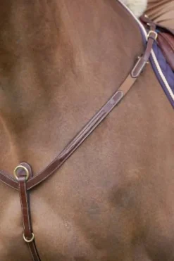 Outlet Collier de chasse cuir  fancy Dy'on collection Enrênements·Collier De Chasse