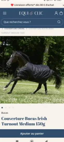 New Couverture Couvertures Cheval