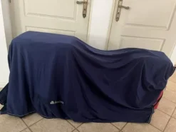 Hot Couverture Bucas power cooler 155 cm bleu Couvertures Cheval