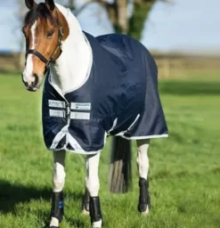 Best Couverture extérieur Bravo 12 Moyen 250g - Horseware - 1200D imperméable Couvertures Cheval