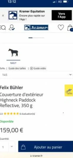 Hot Couverture highneck paddock Réflective Couvertures Cheval