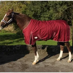 Outlet Couverture imperméable et repsirante shetland 600 D 200 Gr bordeaux - Couvertures Cheval
