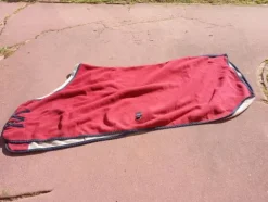 New Couverture polaire rouge Couvertures Cheval