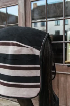 New Couverture séchante Heavy /beige rayée - Kentucky Chemises Cheval