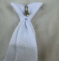 New Cravate de concours blanche FW25 - - Matériau léger Homme Le Cavalier En Concours|L'Homme En Concours