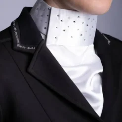 Best Cravate Lavallière satinée avec cristaux - Femme Tenue De Concours Femme·Plastrons|Les Accessoires De Concours·Plastrons D'équitation