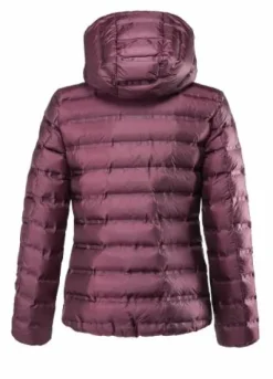 Hot Doudoune Bordeaux en duvet d'oie Femme Tenue D'Équitation Femme·Parka, Blouson, Doudoune