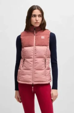 Sale Doudoune sans manches VIOLA CORD PUFFER - Femme Tenue D'Équitation Femme·Gilets Et Bodywarmer