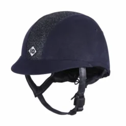 New ELUMEN8 - Casque Microsuede Marine Brillant Femme Protections De Tête·Casques D'équitation|Tenue D'Équitation Femme·Casques D'équitation Femme