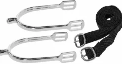 Best Eperons polo avec courroies - - Acier inoxydable, nylon Eperons|Éperons