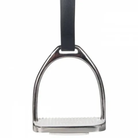 Best Etrier inox 12cm adulte - - inox avec plancher blanc Etriers Et Accessoires