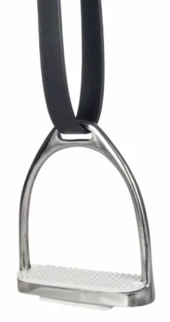 Best Etrier inox 12cm adulte - - inox avec plancher blanc Etriers Et Accessoires