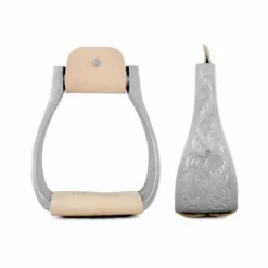 Hot Etriers aluminium western fond large 7,2 cm Etriers Et Accessoires