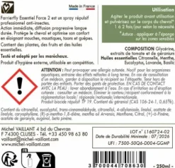 Best Farrierfly Spray Répulsif Longue durée - Essentiel Force 2 Insectifuges Et Répulsifs