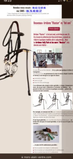 Best Filet Bel Ami, de Alain Ventre Bridons Et Brides·Bridon Cuir