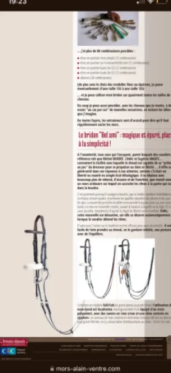 Best Filet Bel Ami, de Alain Ventre Bridons Et Brides·Bridon Cuir