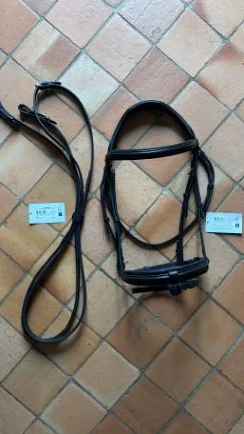 Filet et rênes taille cheval Bridons Et Brides·Bridon Cuir