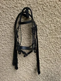 Outlet filet noir taille poney/shetland Bridons Et Brides·Bridon Cuir