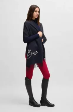 Sale Foulard Logo Sky Captain - - Franges élégantes Bonnets Et Écharpes D'Équitation
