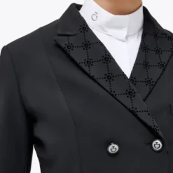 Best Frac de dressage imprimé velours CT - Femme La Cavalière En Concours|La Femme En Concours