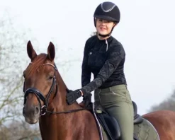 Discount Gant d'hiver Vienna Black - - Imperméable et chaud Femme Gants D'Équitation|Tenue D'Équitation Femme·Gants D'équitation Femme
