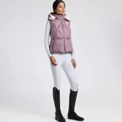 Discount Gilet sans manches à capuche - - Matelassé léger Femme Tenue D'Équitation Femme·Gilets Et Bodywarmer