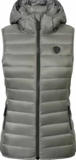 Gilet sans manches surpiqué AW25 - - Doublé chaud Femme Tenue D'Équitation Femme·Gilets Et Bodywarmer