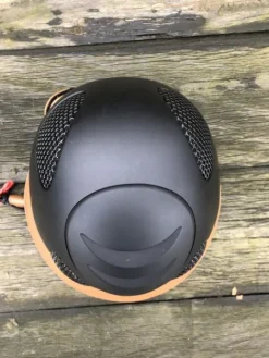 New FIRST LADY LEATHER NOIR/OR Protections De Tête·Casques D'équitation