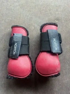 Discount Guetre rouge taille cob Guêtres De Cross|Guêtres