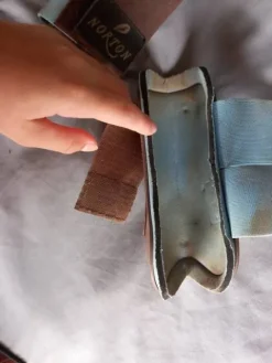 Best Guettre norton (bleu ciel et marron ) taille shetland Guêtres