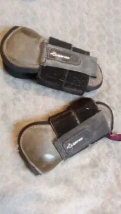 Sale Guêtre taille poney marron Guêtres