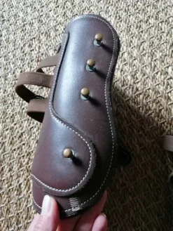 Clearance Guêtres cuir taille cheval Guêtres De Dressage|Guêtres