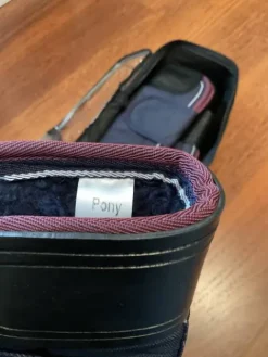 Clearance Guêtres de transport équithème bleu renforcée Guêtres De Transport