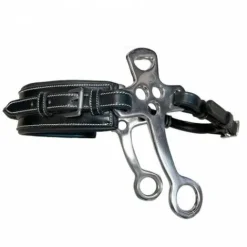 Outlet Hackamore cuir branches courtes et plates - Jump'in Mors Et Embouchures
