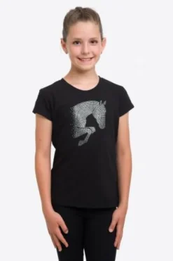Clearance Haut d'équitation Jumping Star Kids - - Manches courtes Enfant Tenue D'Équitation Enfant·T-Shirts équitation Enfant|Tenue D'Équitation Enfant·Polos Et Chemises