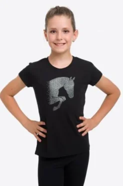 Clearance Haut d'équitation Jumping Star Kids - - Manches courtes Enfant Tenue D'Équitation Enfant·T-Shirts équitation Enfant|Tenue D'Équitation Enfant·Polos Et Chemises