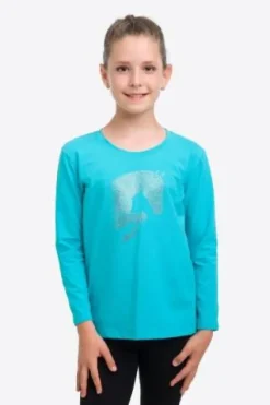 Outlet Haut d'équitation Jumping Star Kids - - Manches lounges Enfant Tenue D'Équitation Enfant·T-Shirts équitation Enfant|Tenue D'Équitation Enfant·Polos Et Chemises