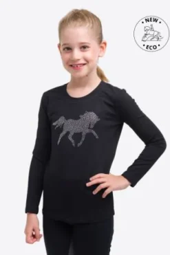 New Haut d'équitation pour enfants CRYSTAL FOAL - - Manches longues Enfant Tenue D'Équitation Enfant·T-Shirts équitation Enfant|Tenue D'Équitation Enfant·Polos Et Chemises