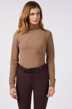 Clearance Haut manches longues d'entraînement Shizuoka - Femme Tenue D'Équitation Femme·Polos Et Chemises